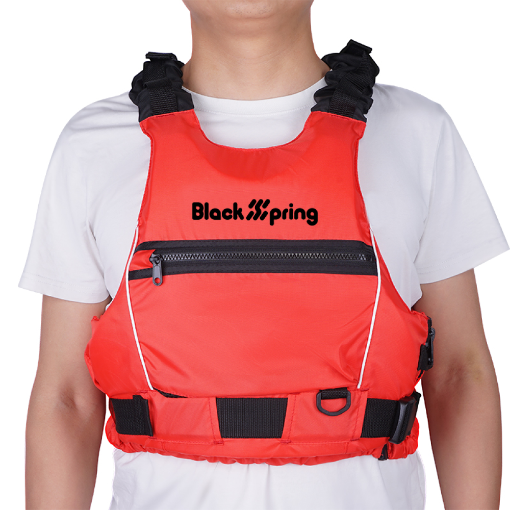 Black Spring CE Approved Life Vest Model Canoe