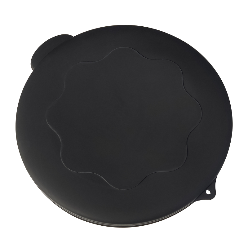 Black Spring 10 inch round rubber hatch