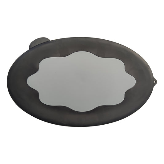 Black Spring 44x26cm oval round co-molded hatch
