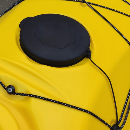 Black Spring 6 inch round rubber hatch