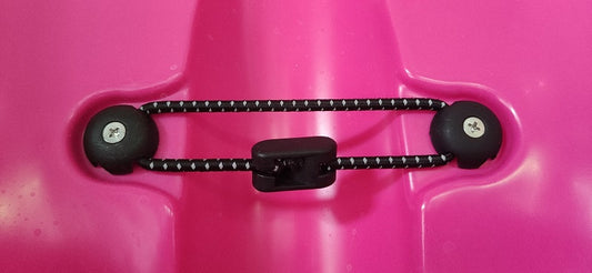 Black Spring bungee connector L