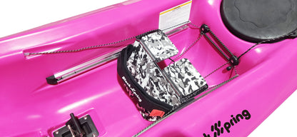 Black Spring carbon footrest for surfski