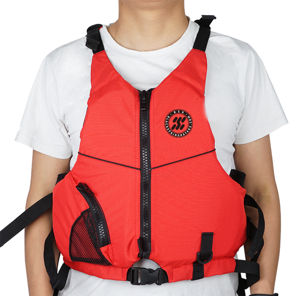 Black Spring CE Approved Life Vest Model Paddler